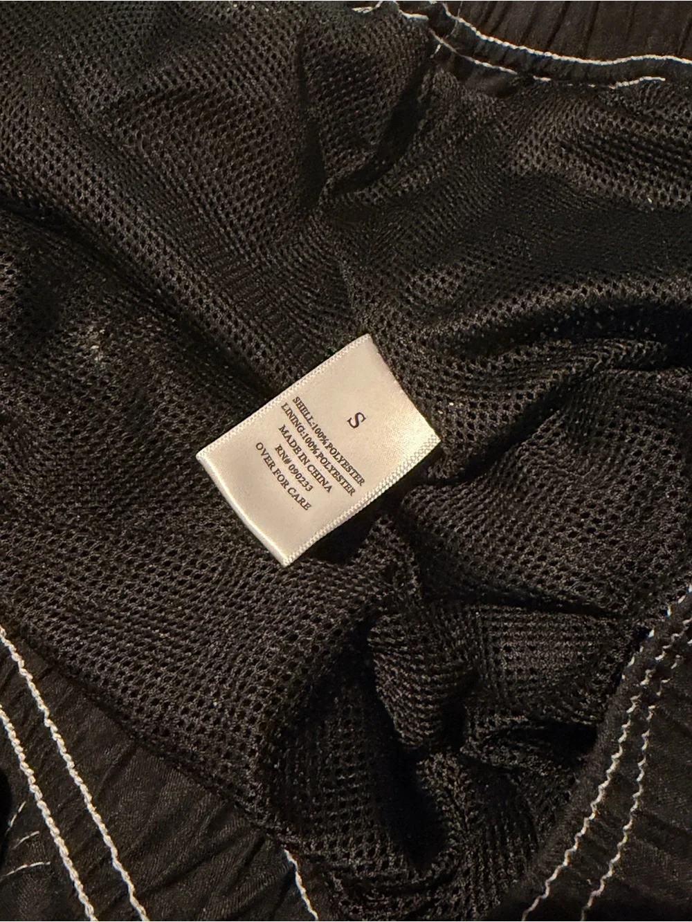 PLAYBOY Black Swim Shorts with White Logo